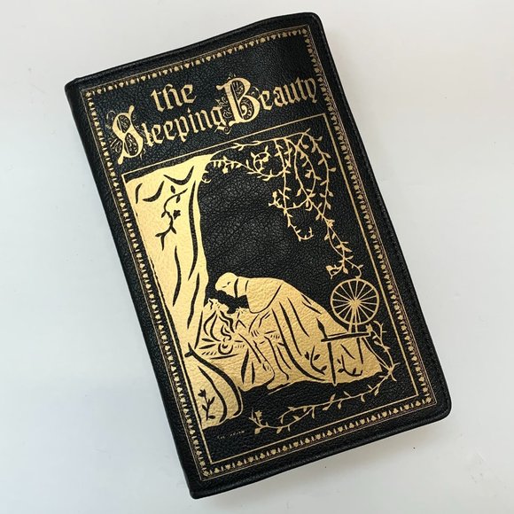 NWT Sleeping Beauty Book Bag Crossbody Clutch - Picture 1 of 7